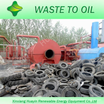 Good plant recycling biodiesel fuel oil from waste tyre rubber plastic